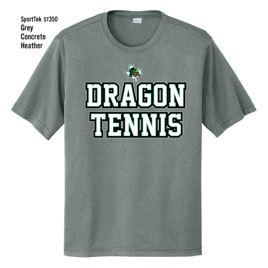 Carroll Tennis "Collegiate Stacked" Sport-Tek Competitor Tee