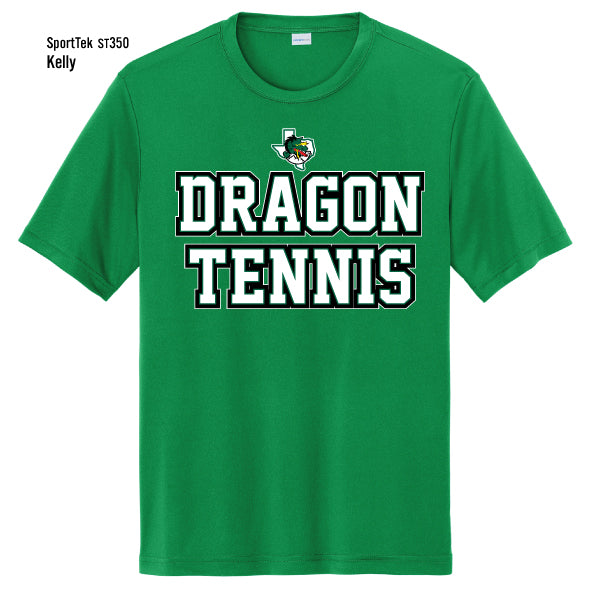 Dragon Tennis "Collegiate Stacked" Sport-Tek Competitor Tee