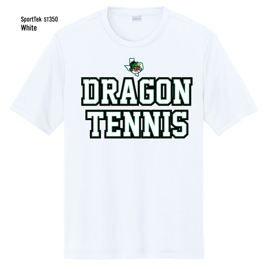 Carroll Tennis "Collegiate Stacked" Sport-Tek Competitor Tee