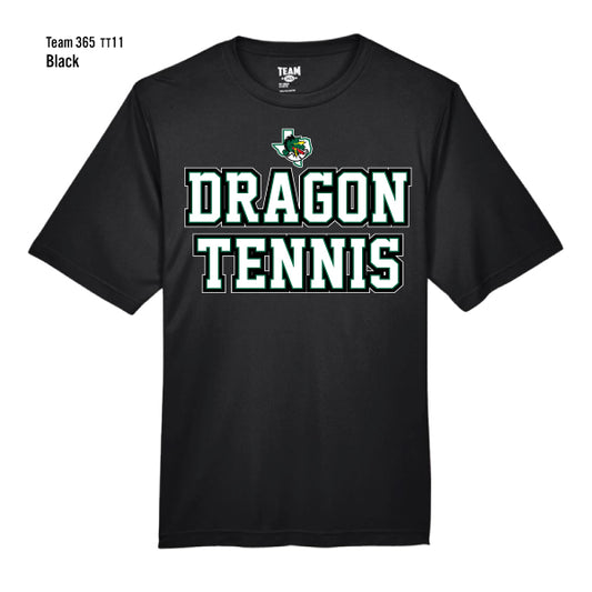 Carroll Tennis "Collegiate Stacked" Team 365 Zone Performance Tee