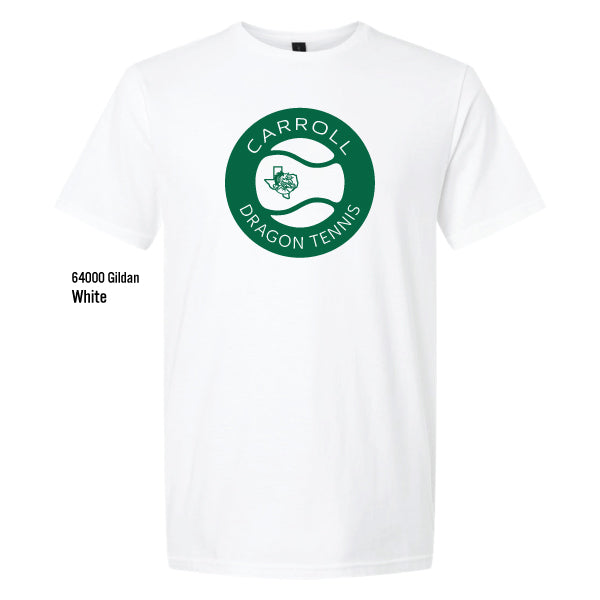 Carroll Tennis "Tennis Ball" Gildan Softstyle Tee