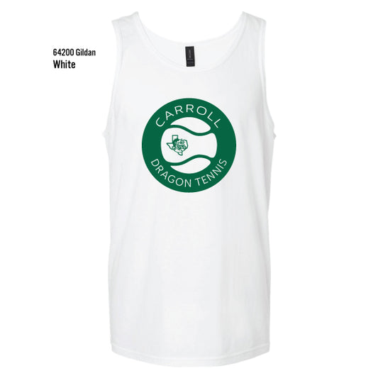 Carroll Tennis "Tennis Ball" Gildan Softstyle Tank