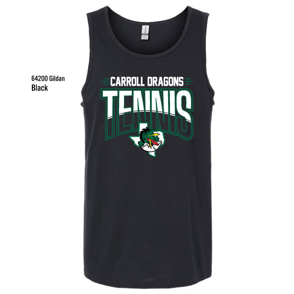 Carroll Tennis "Tennis Dragon Logo" Gildan Softstyle Tank