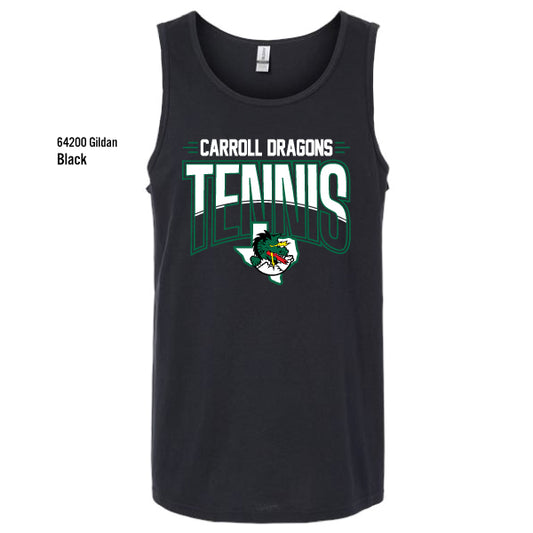 Carroll Tennis "Tennis Dragon Logo" Gildan Softstyle Tank
