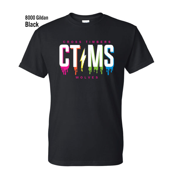 Cross Timbers MS "AC/DC CTMS" Gildan Dryblend Tee