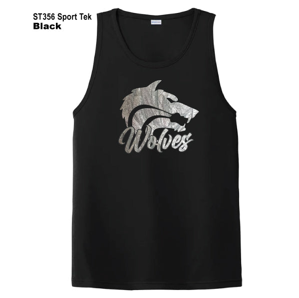 Cross Timbers MS "Wolf Logo" Sport-Tek Competitor Tank