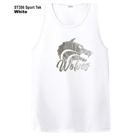 Cross Timbers MS "Wolf Logo" Sport-Tek Competitor Tank