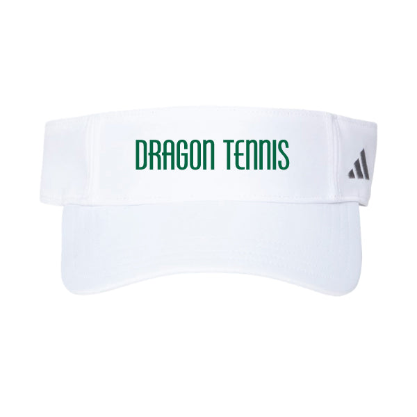 Carroll Tennis "DRAGON TENNIS" Adidas Superlite Team Visor
