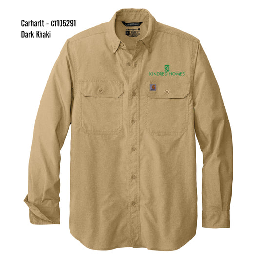 Kindred Homes Carhartt Force Solid L/S Shirt