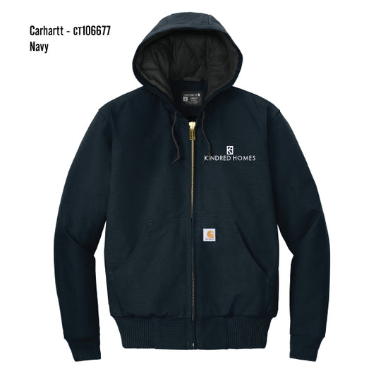 Kindred Homes Carhartt Quilted-Flannel-Lined Duck Active Jacket