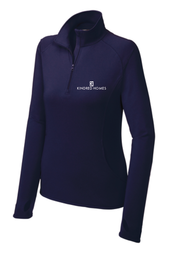 Kindred Homes Sport-Tek Sport-Women's Wick Stretch Qt-Zip Pullover