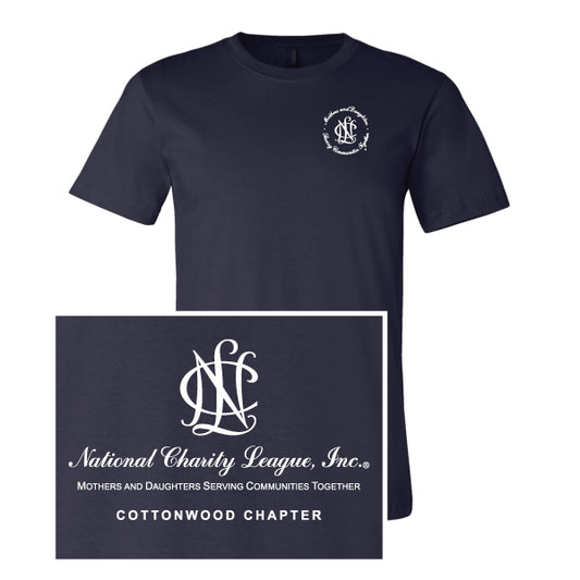 National Charity League Cottonwood Chapter "NCL Basic" Bella Canvas Jersey Tee