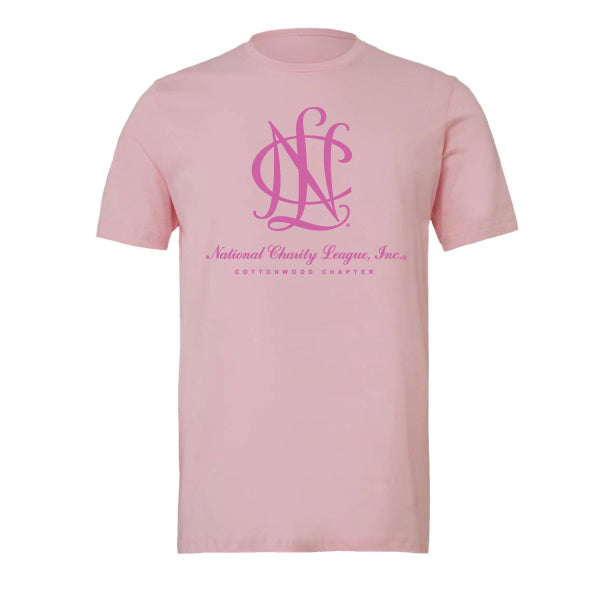 National Charity League Cottonwood Chapter "Large NCL ICON" Bella Canvas Jersey Tee