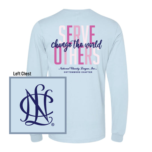 National Charity League Cottonwood Chapter "Serve Others" Comfort Colors L/S Tee