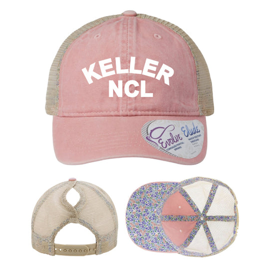 NCL Keller KELLER NCL Block Infinity Her Women's Washed Mesh Back Cap