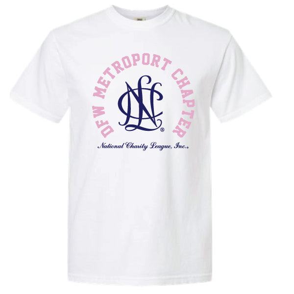 National Charity League DFW Metroport "NCL ICON Chapter" Comfort Colors Tee