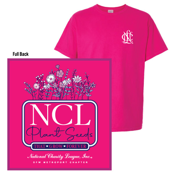 National Charity League DFW Metroport Chapter "Planting Seeds" Comfort Wash Tee