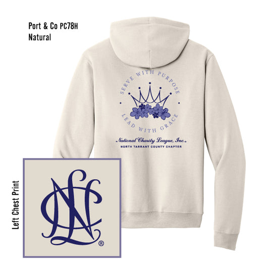 National Charity League North Tarrant County "Serve with Purpose" Port & Co Hoodie