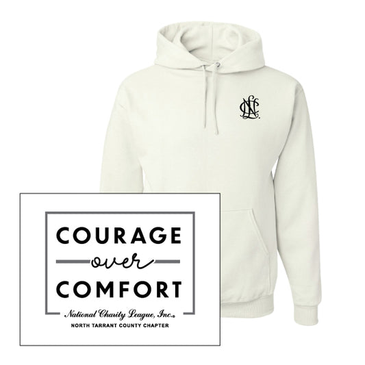 NCL North Tarrant County Courage Over Comfort Jerzees Pullover Hoodie