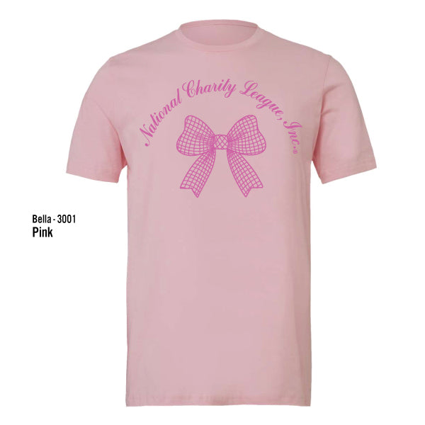 National Charity League Southlake Chapter "Bow" Bella Canvas Unisex Jersey Tee