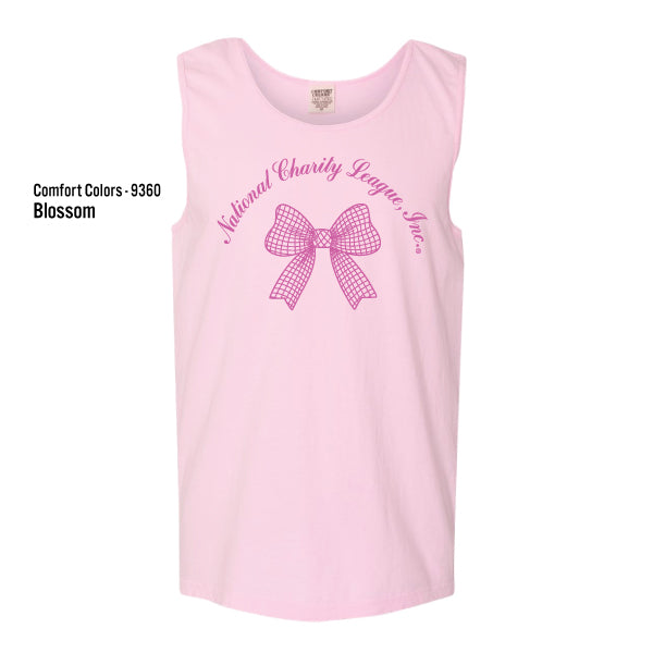 National Charity League Southlake Chapter "Bow" Comfort Colors Heavyweight Tank