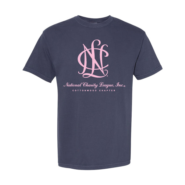 National Charity League Cottonwood Chapter "Large NCL ICON" Comfort Colors Tee