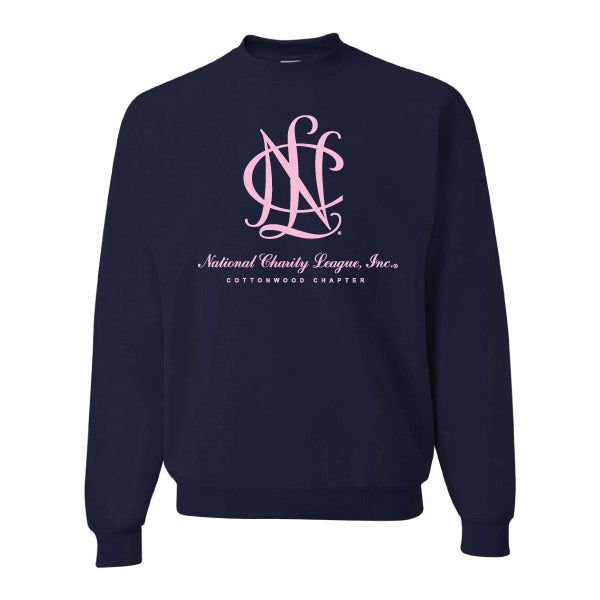National Charity League Cottonwood Chapter "Large NCL ICON" Jerzees Nublend Fleece Sweatshirt