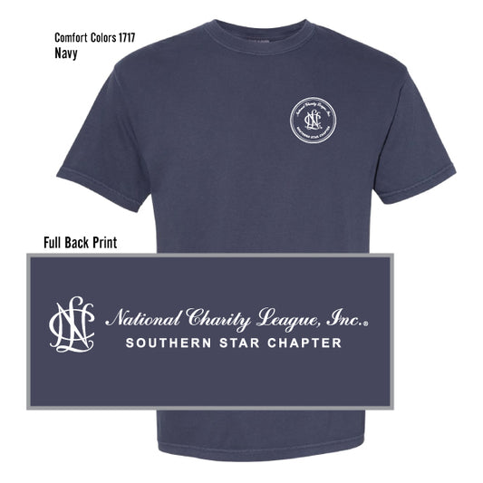 National Charity League Southern Star "Chapter Tee" Comfort Colors Tee