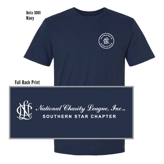 National Charity League Southern Star "Chapter Tee" Bella Canvas Unisex Jersey Tee