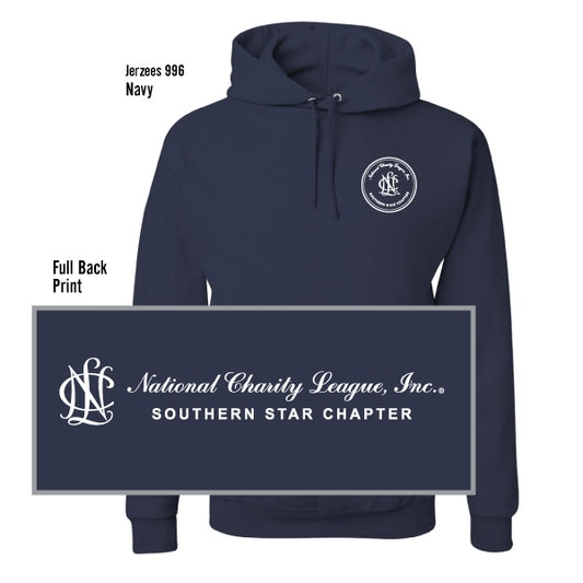 National Charity League Southern Star "Chapter Tee" Jerzees Hoodie