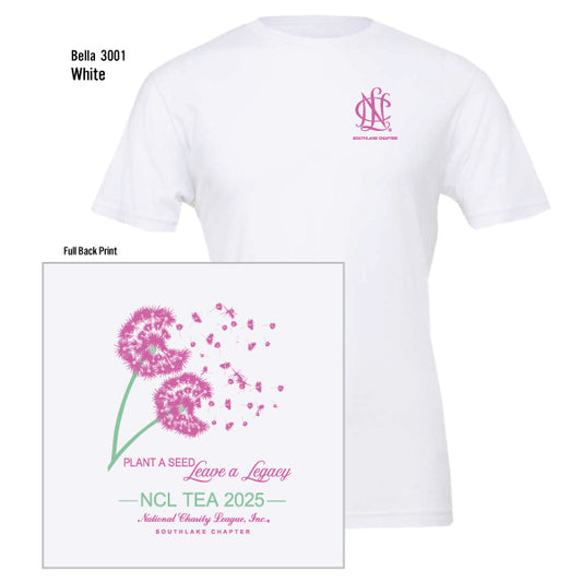 National Charity League Southlake Chapter "NCL TEA 2025" Bella Canvas Unisex Jersey Tee