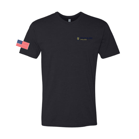Southlake PD Black unisex t-shirt with tone on tone logo