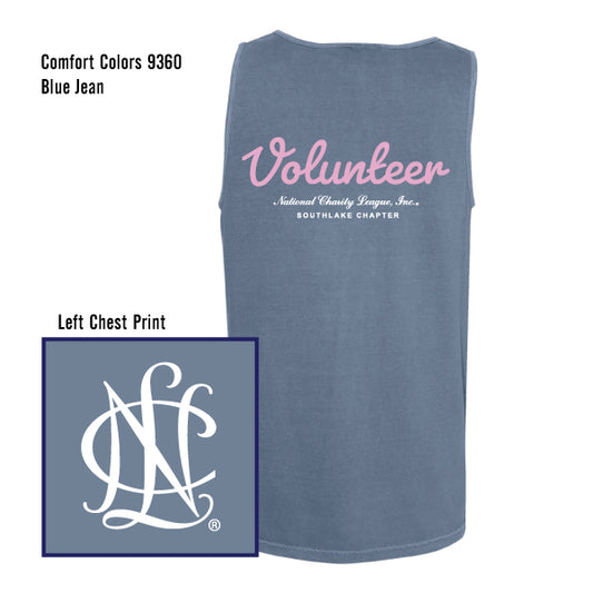 NCL Southlake Chapter "NCL Volunteer" Comfort Colors Tank